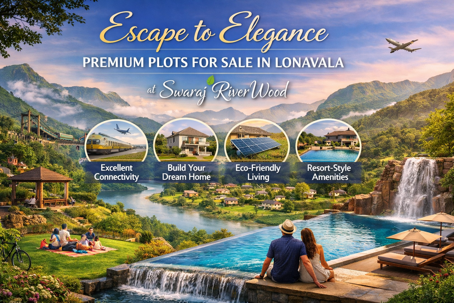 Escape to Elegance: Why Swaraj RiverWood Offers the Best Premium Plots for Sale in Lonavala